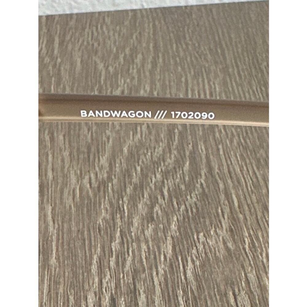 Le Specs Bandwagon Sunglasses Matte Stone Copper Mirror Round Unisex NWOT 51mm - Picture 8 of 8